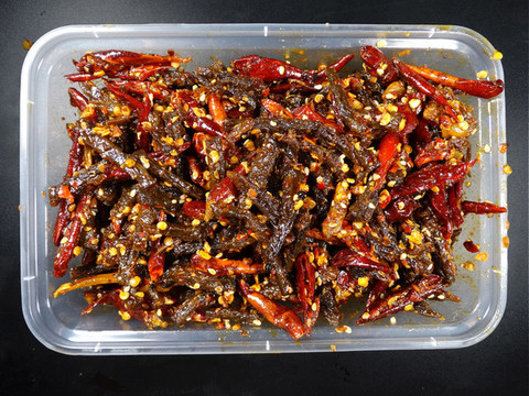 麻辣牛肉絲干煸牛肉絲