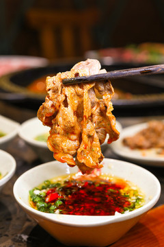 沙蔥羊排肉