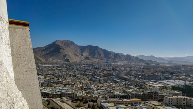 日喀則市全景