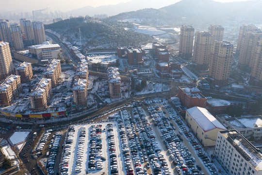 城市風(fēng)光冬景