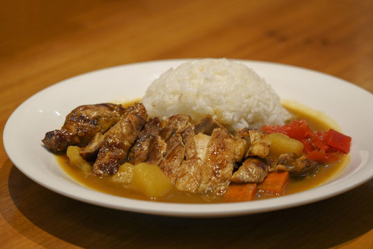照燒雞排咖喱飯