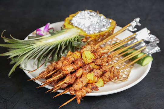 菠蘿羊肉串