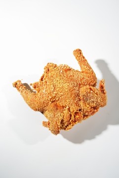 美味的油炸整雞