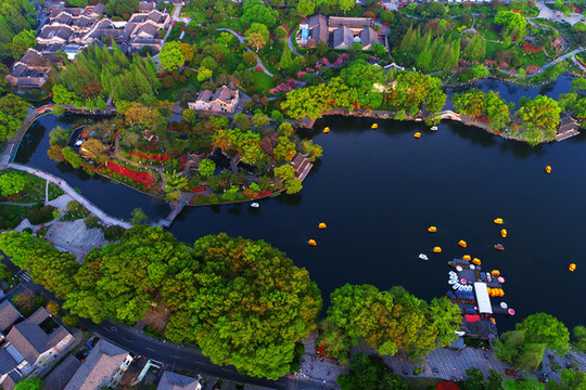 寧波月湖公園春景