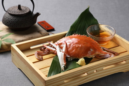 蒸梭子蟹