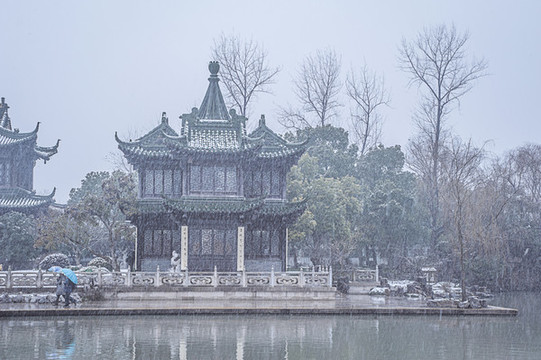 園林雪景