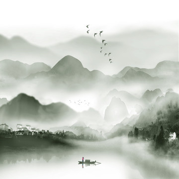 水墨山水