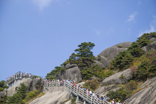 黃山棧道