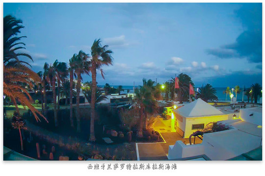 西班牙蘭薩羅特拉斯庫(kù)拉斯海灘