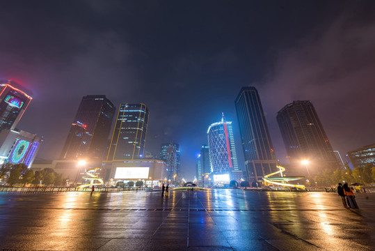 天府廣場夜景