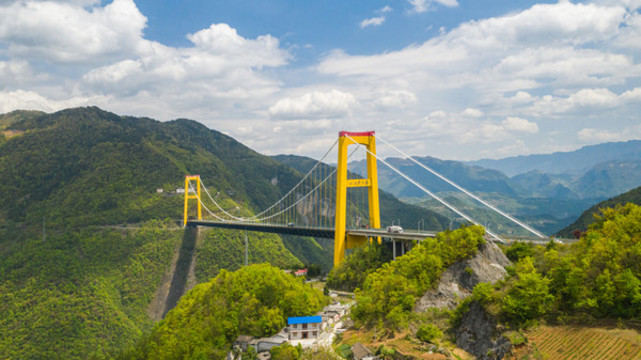 滬渝高速四渡河特大橋