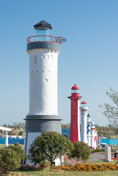 青島啤酒節(jié)會場的燈塔建筑