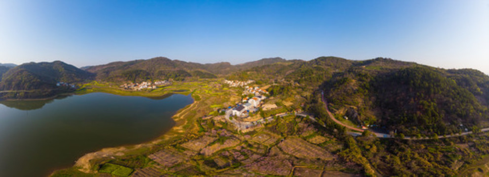 湖北黃石沼山森林公園航拍風(fēng)光