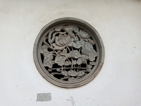 蓮花石刻