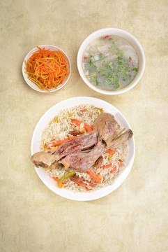 新疆羊肉手抓飯