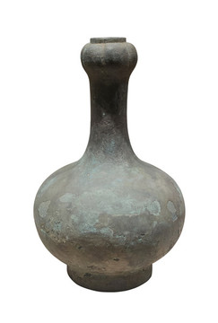 秦朝文物蒜頭壺