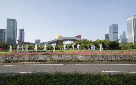 深圳市民中心風(fēng)景