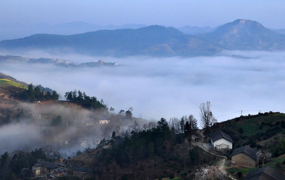 高山云霧