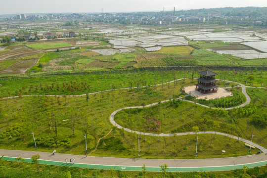 湖北松滋稻谷溪濕地公園