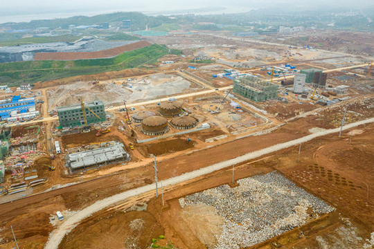 宜都化工園建設(shè)工地