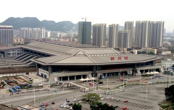 俯視柳州站