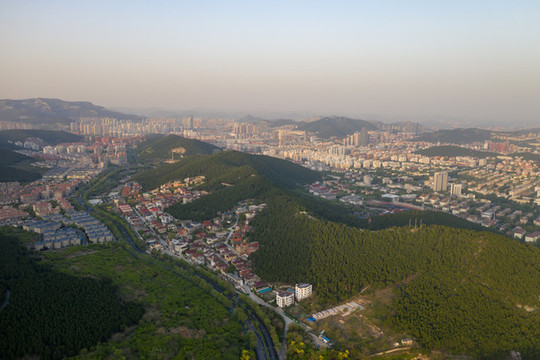 航拍千佛山45