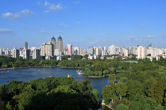 上海長風公園銀鋤湖