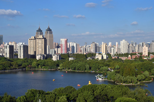上海長(zhǎng)寧區(qū)城市公園及建筑群