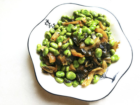 咸菜蠶豆