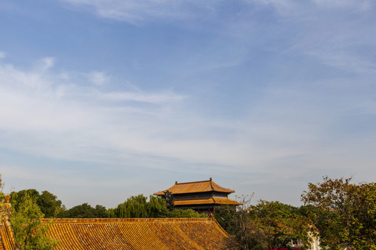 從午門城墻上俯瞰北京故宮