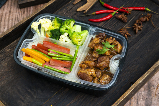 中餐快餐便當(dāng)套餐盒飯外賣
