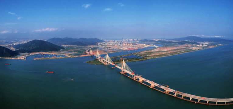 珠海風光之磨刀門洪鶴大橋