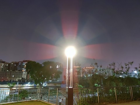 路燈燈光效果
