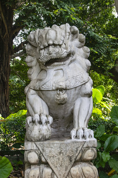守門的石獅