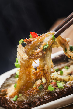 肉松烤茄子