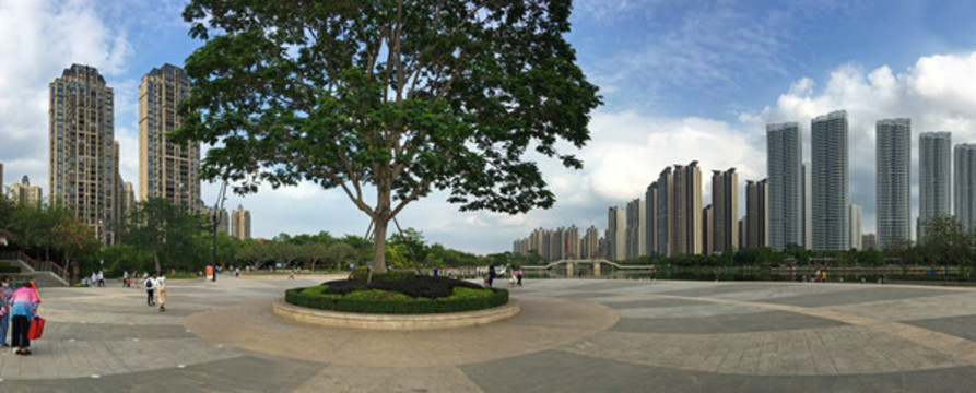 惠州金山湖公園高清全景