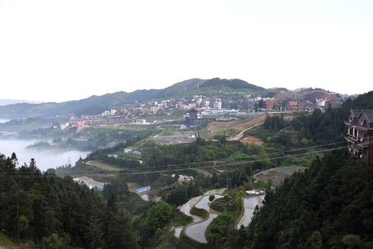 西江苗寨風(fēng)光