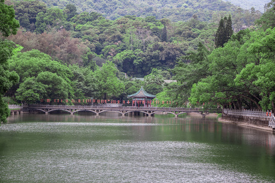 嶺南第一山惠州羅浮山風(fēng)景區(qū)湖