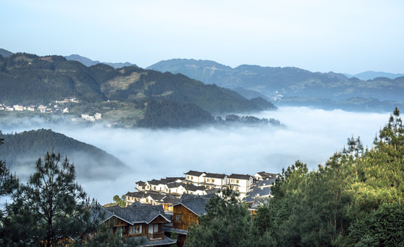 貴州西江風(fēng)景