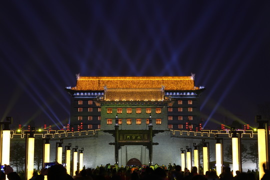 西安南門夜景