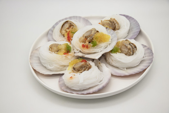 蒜蓉粉絲蒸扇貝