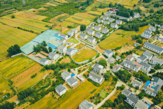 航拍漢王鎮(zhèn)