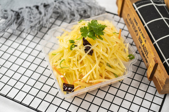 外賣熗拌土豆絲