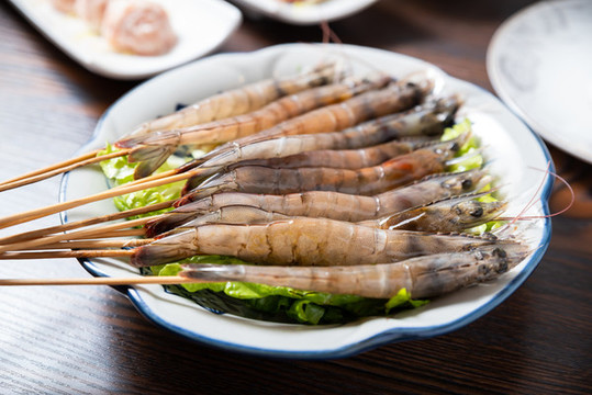 明蝦串
