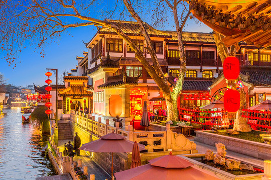 南京夫子廟夜景