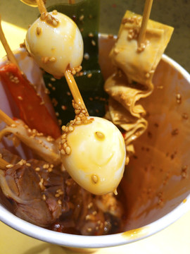 鹵串鵪鶉蛋