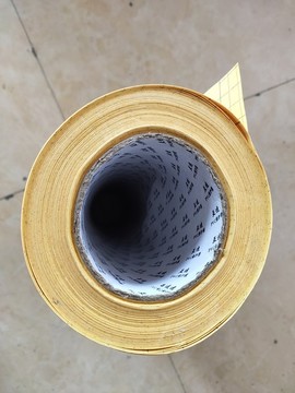 黃色打砂紙局部