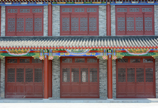 仿古門窗