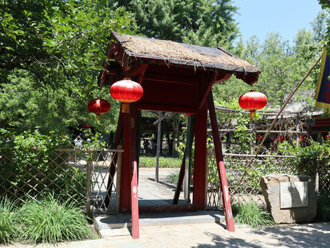 大觀園稻香村庭院