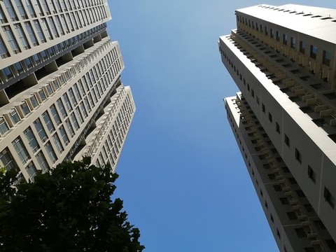 高樓大廈高層城市景觀